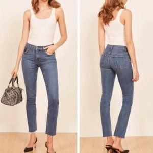 Reformation Mid Rise Slim Jeans